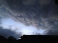 Mammatus clouds over Bingley, UK, following a thunderstorm on 2 November 2013