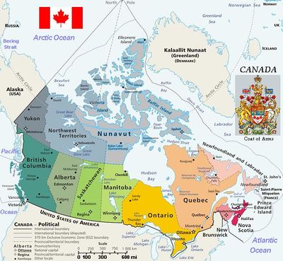 Location map CanadaGeo