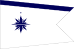 Standard of the Commander of Regional Coast Guard Headquarters (Japan Coast Guard)-bordered.svg