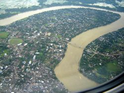 View from an aeroplane