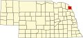 State map highlighting Dakota County