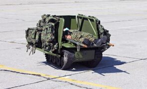 Miloš L (UGV), a military robot for evacuating the wounded from the battlefield