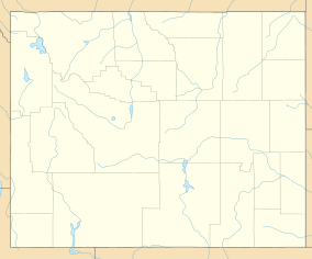 Map showing the location of Yellowstone National Park