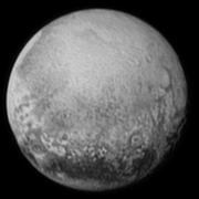 Pluto viewed by New Horizons (July 11, 2015).