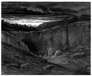 Gustave Doré - Dante Alighieri - Inferno - Plate 8 (Canto III - Abandon all hope ye who enter here).jpg