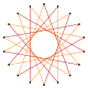 Regular star truncation 9-7 1.svg