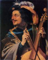 Man with viola da gamba