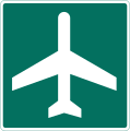 Airport sign.