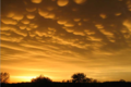 Mammatus clouds forming in Minnesota in 2005
