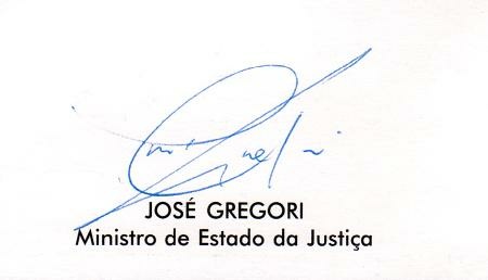 ملف:JOSÉ GREGORI AssinaturadeMinistro.pdf