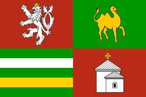 Flag of Plzen Region.svg