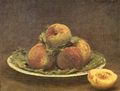 Still Life with Peaches, 1880.