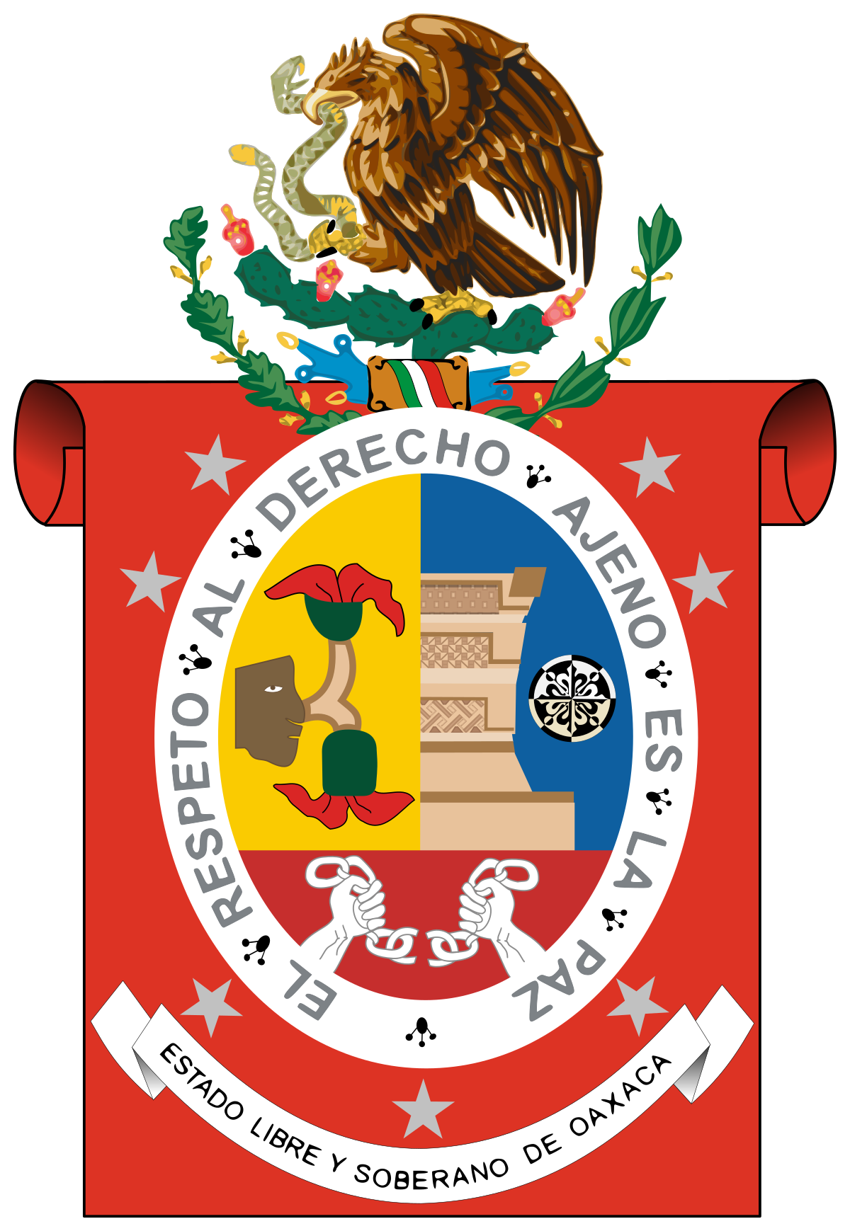 Escudo De Oaxaca   1200px Oaxaca Escudo.svg 