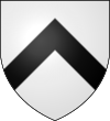 Blason-argent-chevron-sable.svg