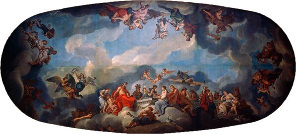 The Induction of Ganymede in Olympus (1768) by van Loo