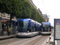 Caen's 'tramway' is in fact a modern guided-bus system
