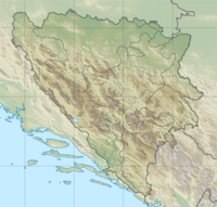 Location map/data/Bosnia and Herzegovina is located in البوسنة والهرسك