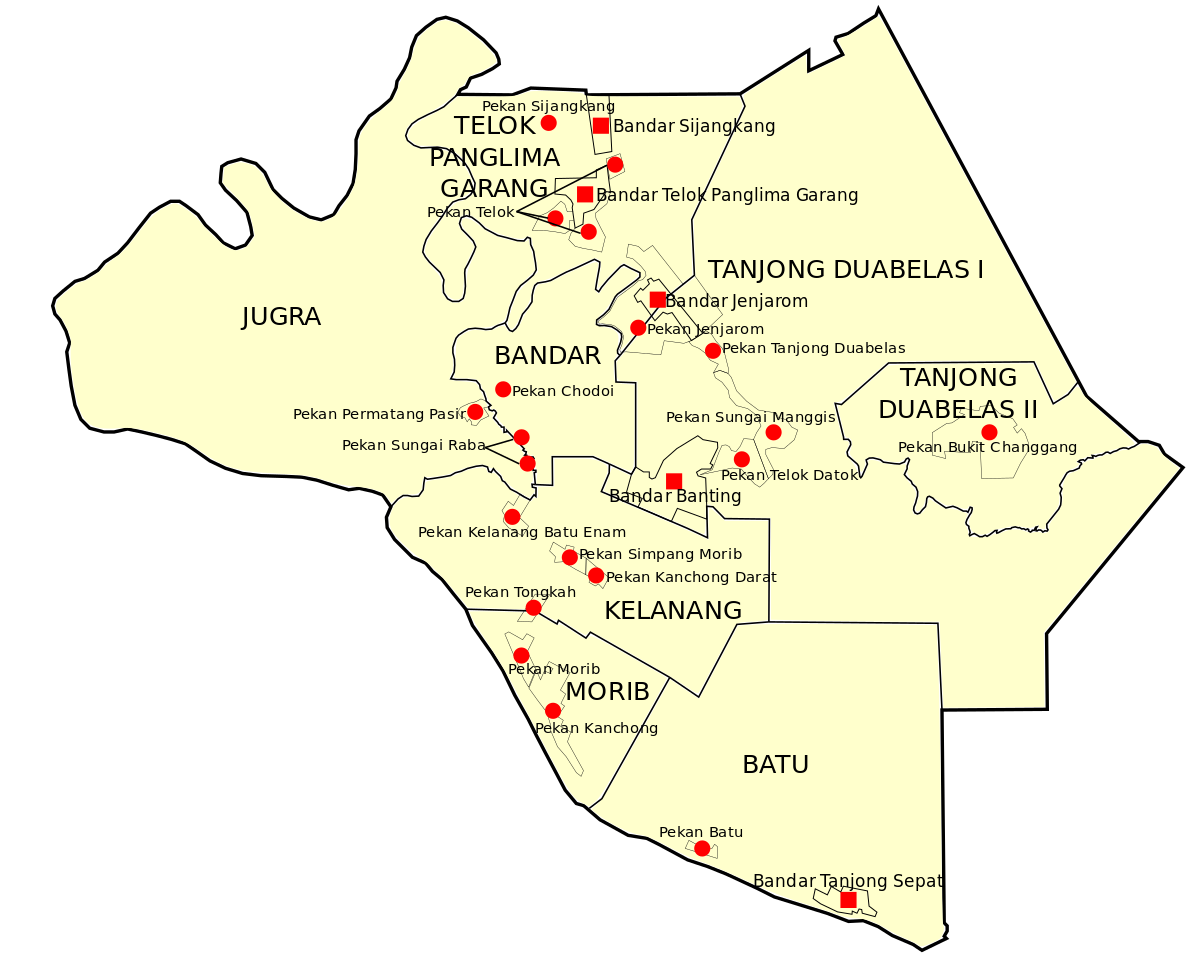 1200px Map Of Kuala Langat District%2C Selangor.svg 