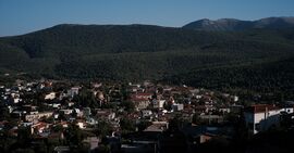 View of Vilia from the west