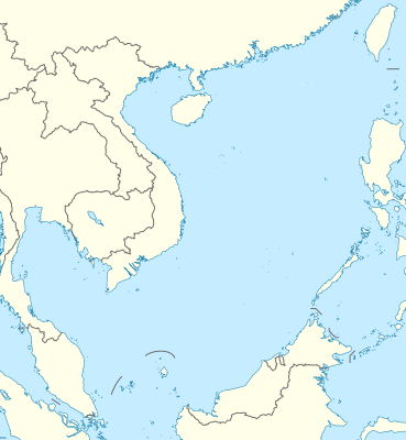 Location map South China Sea