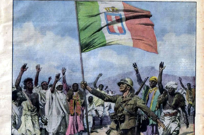 ملف:Italians-enter-Addis-Ababa-1936.jpg