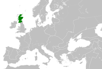 The Kingdom of Scotland in 1190