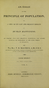 Malthus - Essay on the principle of population, 1826 - 5884843.tif
