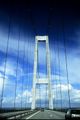 Driving on the 2nd largest suspension bridge, Denmark’s Great Belt Bridge (Storebæltsbroen).