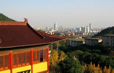 West part of Wuxi from temple of Mt. Qingshan