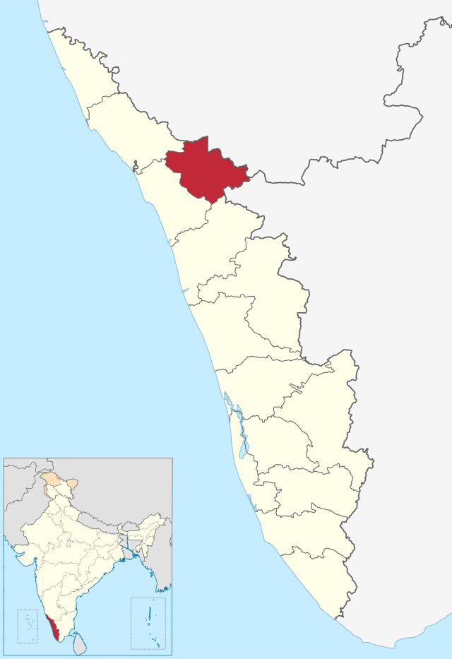 India Kerala Wayanad District Svg   640px India Kerala Wayanad District.svg 