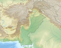 Location map/data/Pakistan is located in پاكستان