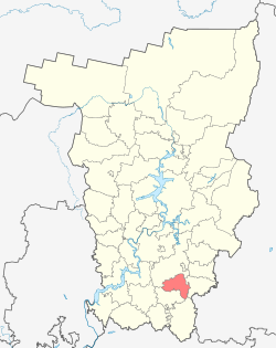 موقع بلدية اوردنسكي في كراي پرم