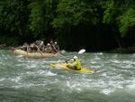 Whitewater rafting or kayaking adventures in the Cagayan de Oro River