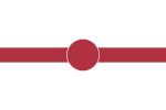 Japanese postal flag, 1872-1887.svg