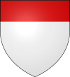 Argent a chief gules.svg