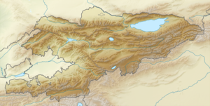 Location map/data/Kyrgyzstan/شرح is located in قيرغيزستان