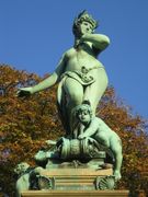 Galatea at the head of the Galatea water well (de), Stuttgart