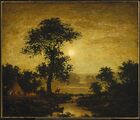 Ralph Albert Blakelock, Moonlight, 1885.