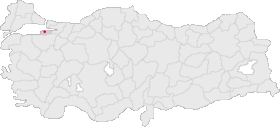 Yalova Turkey Provinces locator.gif