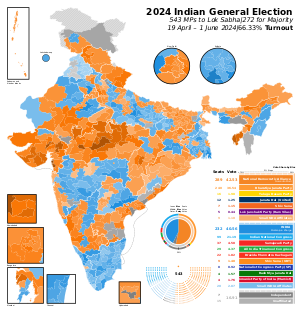 2024 Indian General Election.svg