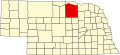 State map highlighting Holt County