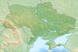 Location of open estuary in Ukraine