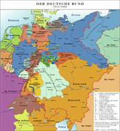 خريطة الكونفدرالية الألمانية