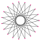 Regular star polygon 19-8.svg