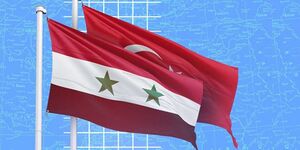 علمي سوريا وتركيا