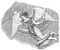 Iris (tiré d'un vase antique). Illustration de "Histoires des météores" (1870)