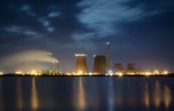 Tuticorin Thermal Power Station at Night 1 crop.jpg