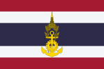 Thailand Naval Jack (Thong Chan).svg