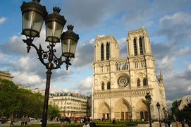 Notre Dame de Paris in France, where the Relics of Sainte-Chapelle are exposed by the Knights of the Holy Sepulchre..