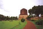 A brick Buddhist stupa